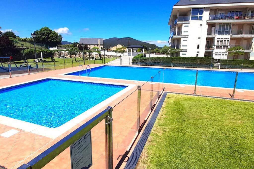 شقة Apartamento Playa Foz Con Jardin Y Piscina المظهر الخارجي الصورة