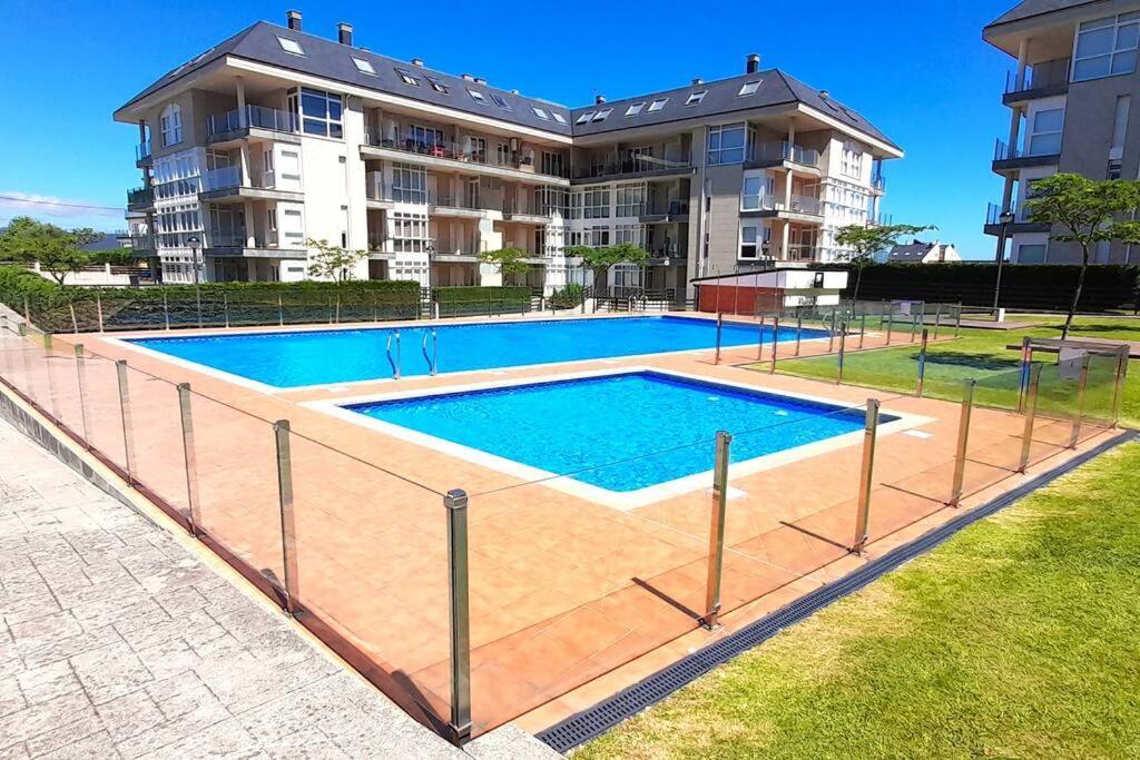 شقة Apartamento Playa Foz Con Jardin Y Piscina المظهر الخارجي الصورة